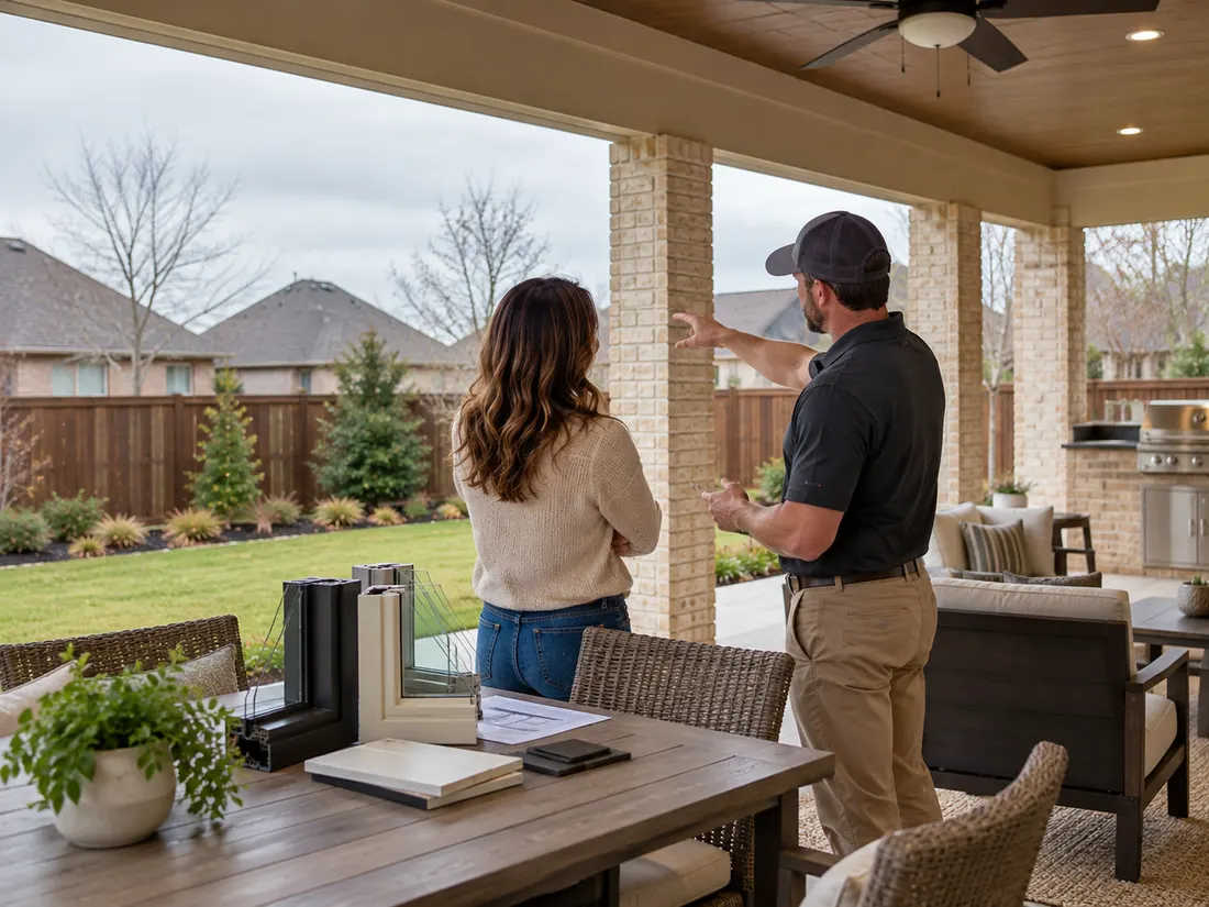 Planning a all-season sunrooms project with a homeowner