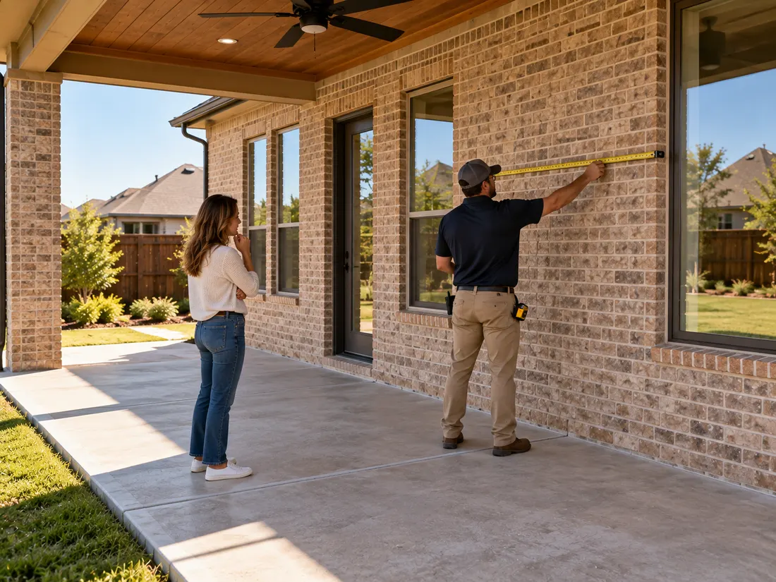 Planning a patio roofs & covers project with a homeowner