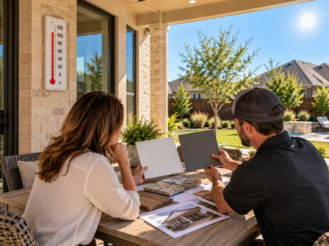 Planning a insulated patio covers project with a homeowner