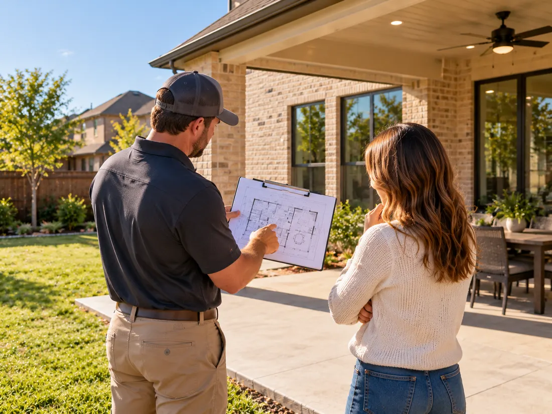 Planning a sunrooms project with a homeowner