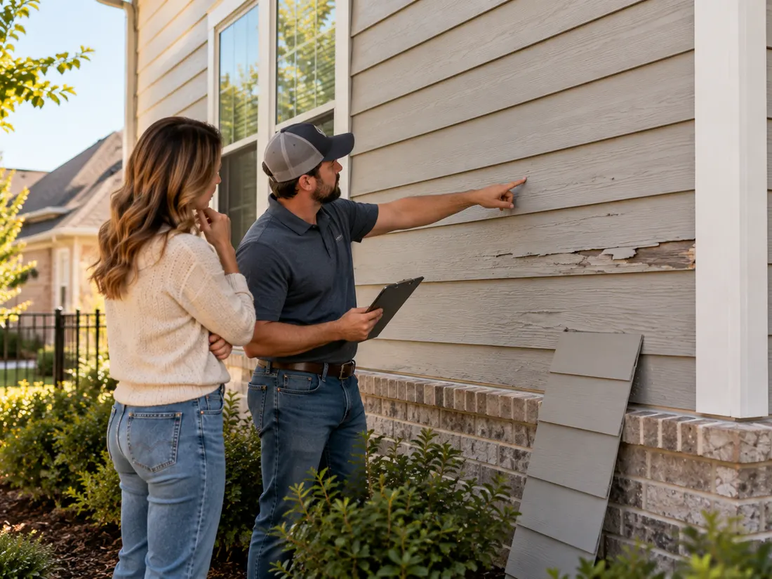 Planning a insulated siding project with a homeowner